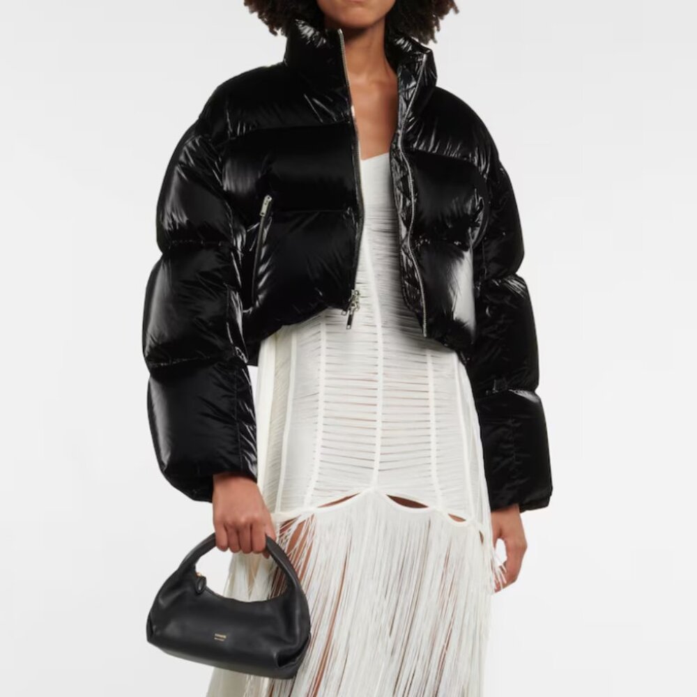 Khaite Fulman Cropped Down jacket Black XS